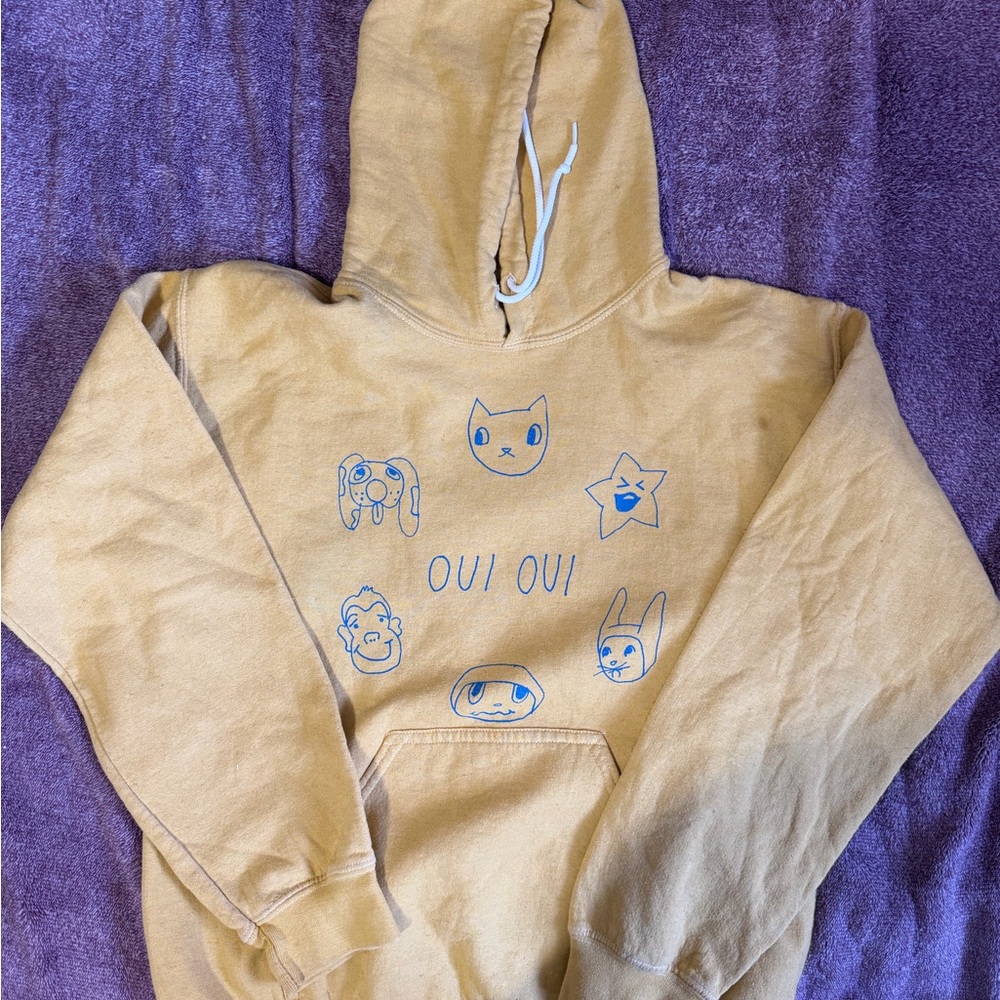 Silence + Noise Mustard Hoodie